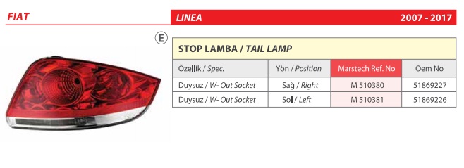 STOP SAĞ 510380 LINEA 07-  DUYSUZ