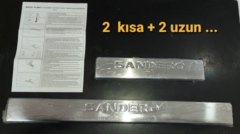 KAPI EŞİK KAPLAMASI 8900100119 SANDERO (2 UZUN + 2 KISA)