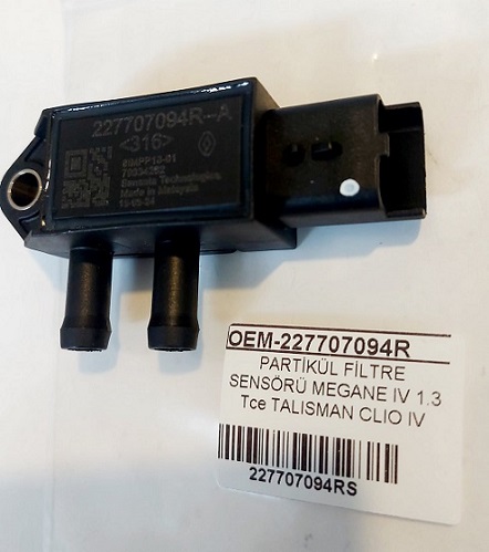 PARTİKÜL FİLTRE SENSÖRÜ 227707094R MEGANE IV 1.3 Tce TALISMAN CLIO IV DUSTER PARTİKÜL FİLTRE SENSÖRÜ 227707094R MEGANE IV 1.3 Tce TALISMAN CLIO IV DUSTER