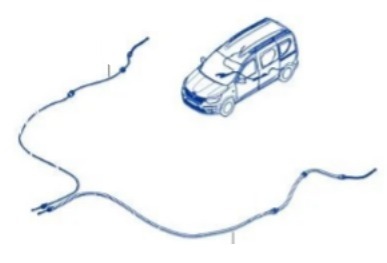 EL FREN TELİ ARKA 364004247R EXPRESS COMBİ 2020- 1.5 K9K EL FREN TELİ ARKA 364004247R EXPRESS COMBİ 2020- 1.5 K9K