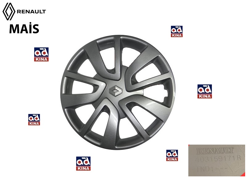 JANT KAPAĞI 403159171R CLIO SYMBOL JOY (16- ) ( 15 JANT) (403158763R)