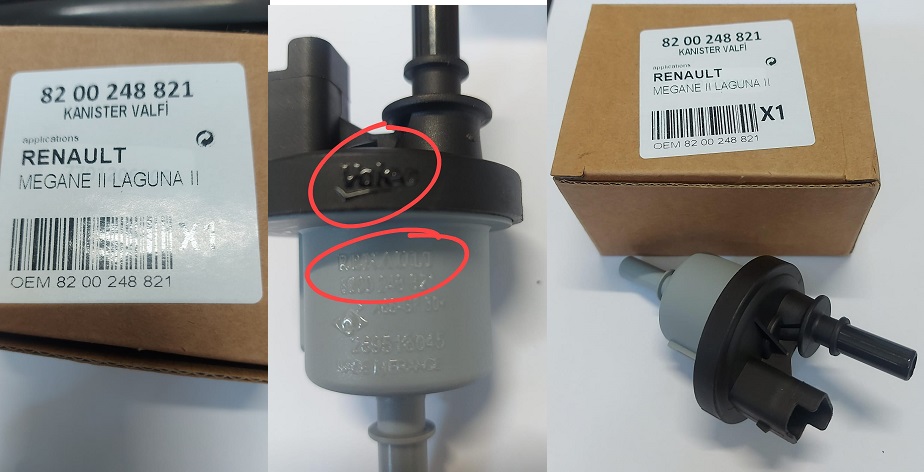 KANİSTER VALFİ ( ELEKTROVANA ) 8200248821 MEGANE II CLIO LAGUNA KANGO-3 DOKKER KANİSTER VALFİ ( ELEKTROVANA ) 8200248821 MEGANE II CLIO LAGUNA KANGO-3 DOKKER