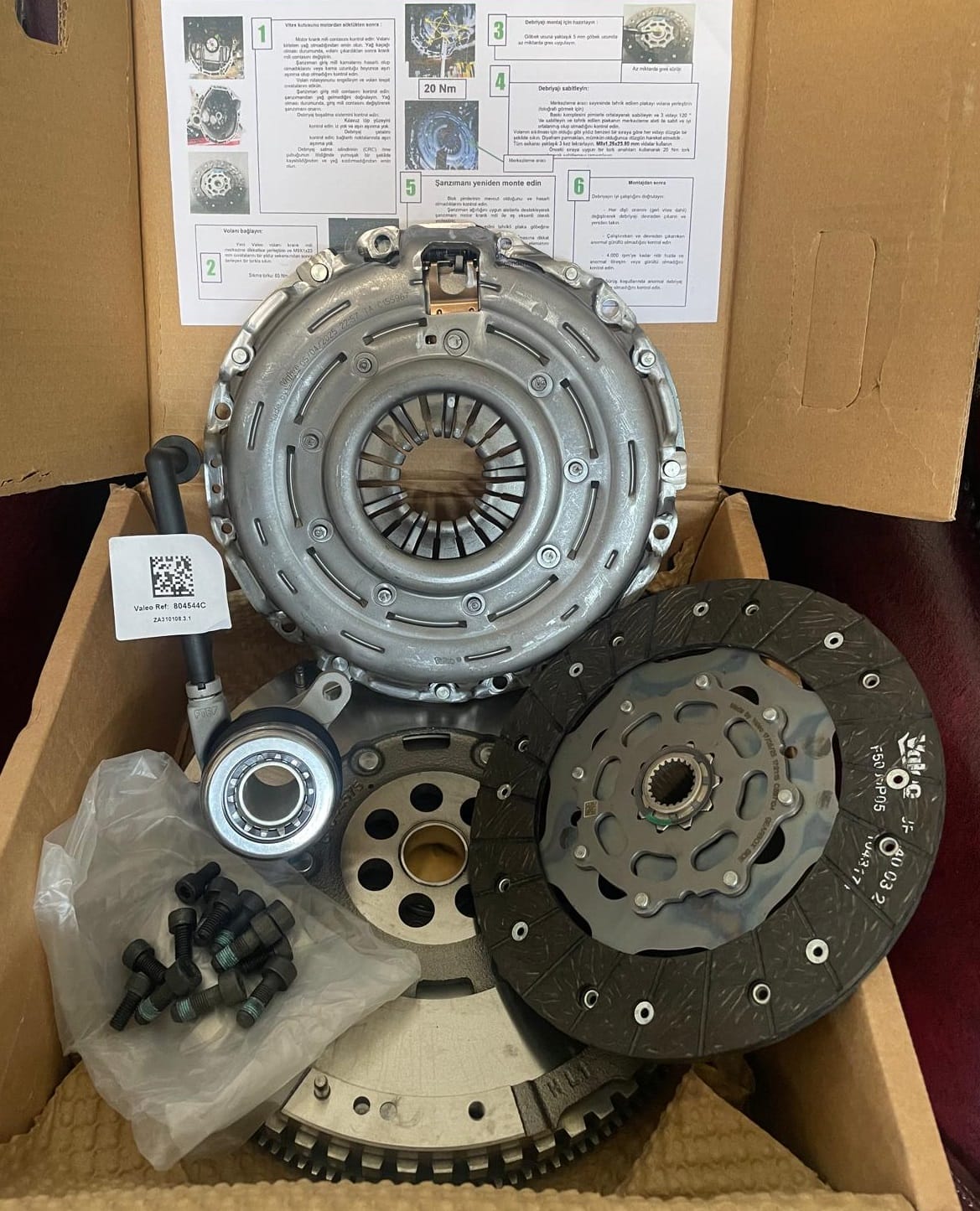 VOLANTLI DEB 4 LÜ SET 587913 KANGO MEGAN-III FLUENCE QASHQAI 1.5DCI 6 İLERİ VOLANTLI DEB 4 LÜ SET 587913 KANGO MEGAN-III FLUENCE QASHQAI 1.5DCI 6 İLERİ