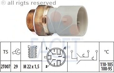 FAN MÜŞÜRÜ 202355885 VECTRA-A ASTRA-F (3 FİŞ) (95-110)