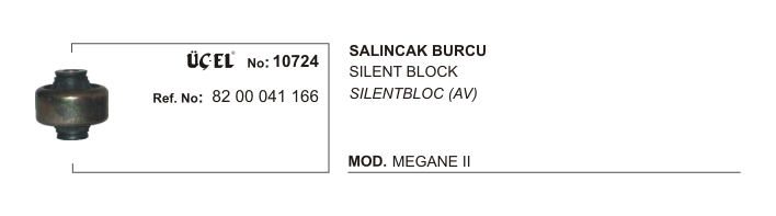 SALINCAK BURCU 10724 MEGANE-II 8200041166