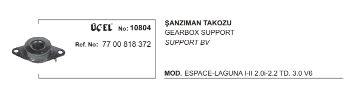 ŞANZUMAN TAKOZU SOL 10804 LAGUNA-I-II