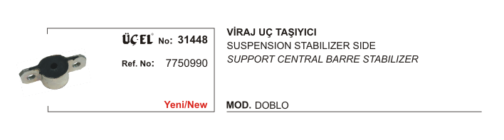 VİRAJ UÇ TAŞIYICI 31448 DOBLO 7750990