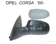 AYNA SOL VM200EHPAL CORSA-C (00-05) KESİK CAM ELEKTRİKLİ PRIMERLİ ISITMALI
